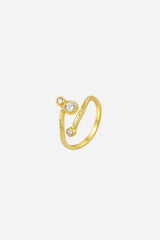 Andcopenhagen Jewelry - Ring - beth - 18 karat guldbelagt -