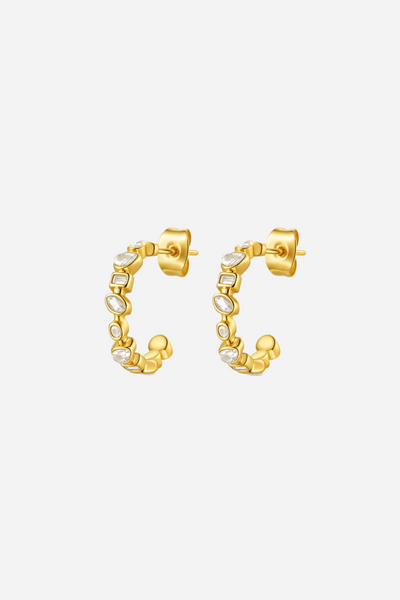 Andcopenhagen - Earrings - 18 carat gold plated 925 sterling silver - Angie