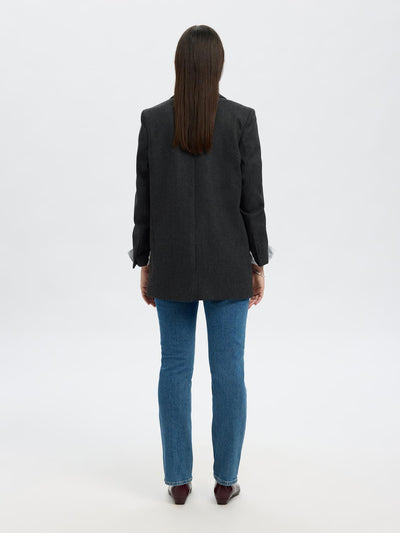 Selected Femme - Blazer - Black Wool - Elin
