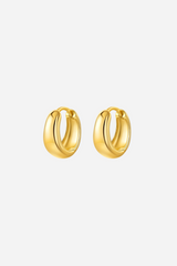 Andcopenhagen - Øreringe hoops - 18 karat guldbelagt 925 sterlingsølv - Anika Small Chunky hoop