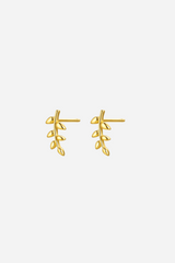 Andcopenhagen - Leaf Hoops Earrings - Gold