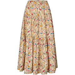 Lollys Laundry - Nederdel - Flower Print - Sunsetll