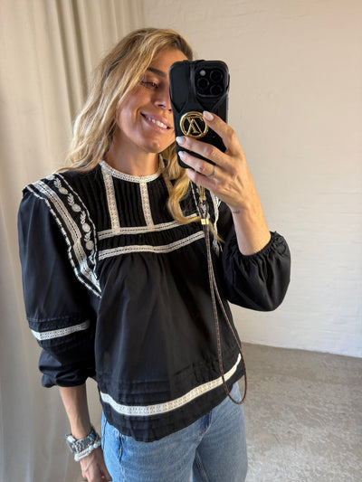 Sassy Copenhagen - Blouse - Black - Mathilda