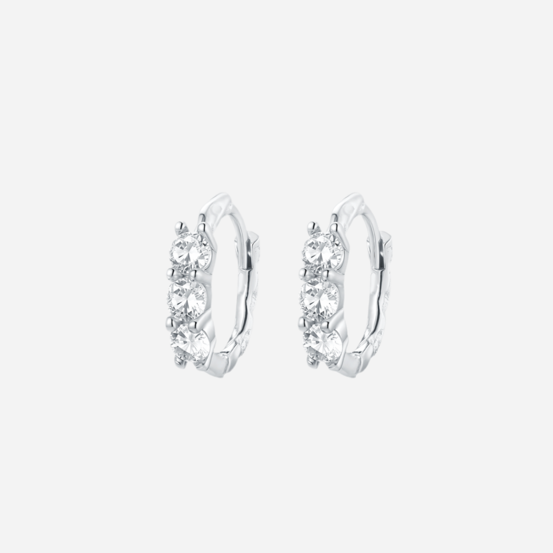 Andcopenhagen - Earrings hoops - 925 sterling silver - Melina