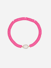 Summer perle armbånd - Pink - Andcopenhagen