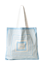 LALA BERLIN - Tote bag - Blue Stripe - Maja Canvas sss