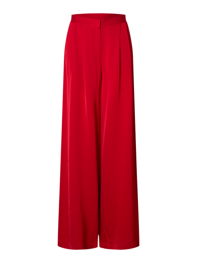Selected Femme - Pants - Red - Leonore
