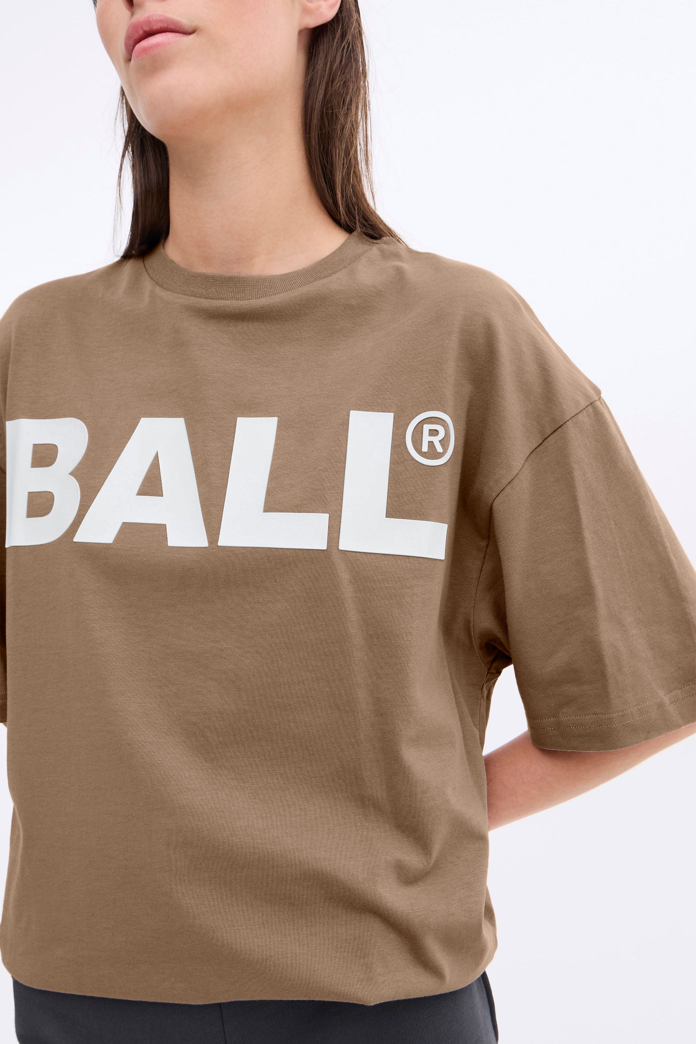 T-shirt - Brown - Ball cph tee - Ball Original 