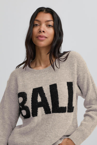 Knitted sweater - Beige/pink - Bastacy - Ball original