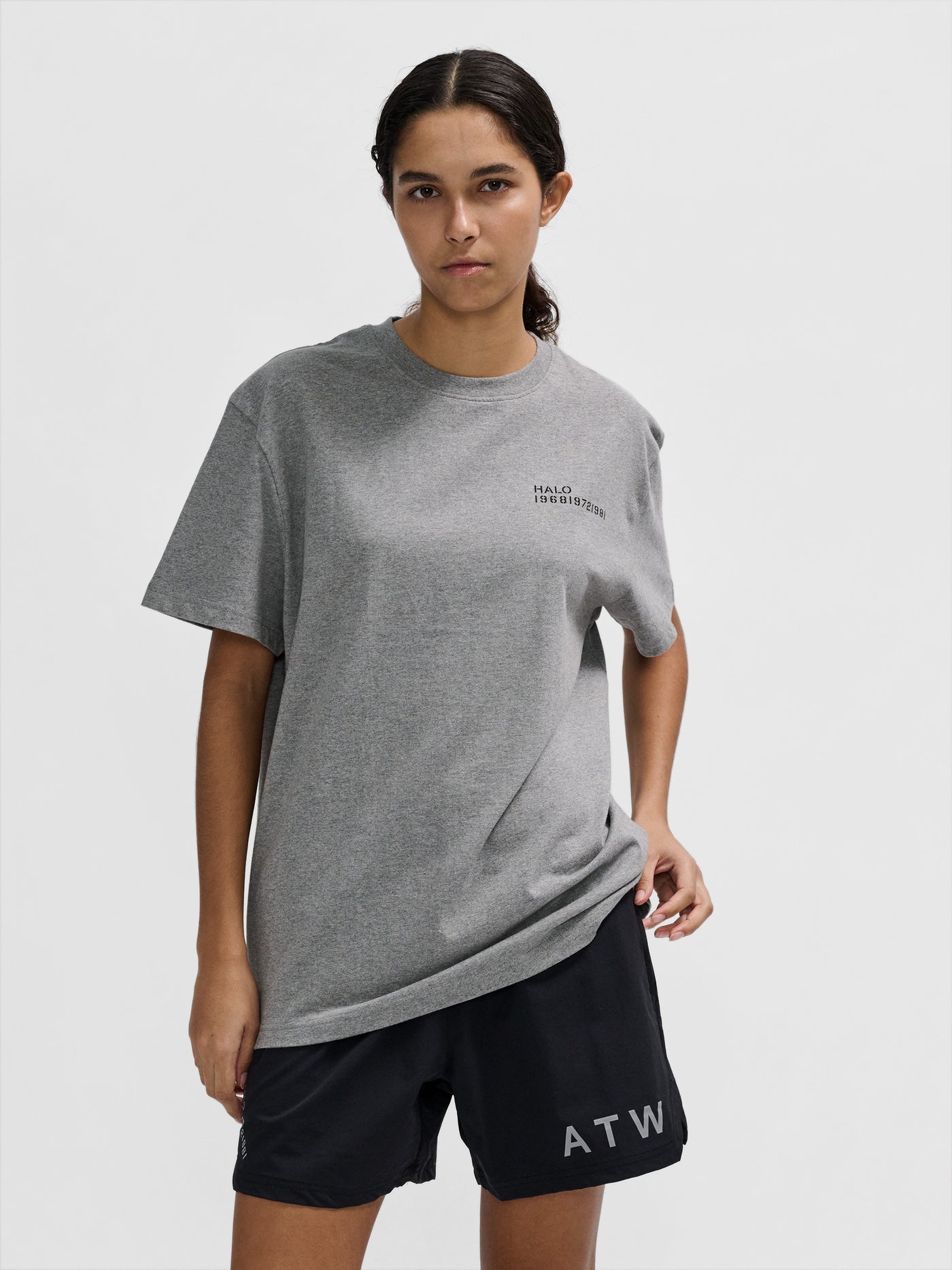 Halo - T-shirt - Grey melange/grey melange - Essential