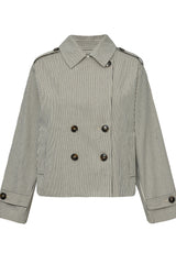 Global Funk - Jacket - Black/Beige stripe - Becker