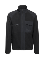 HALO - Fleece jakke - Black 2001 - Paneled fleece