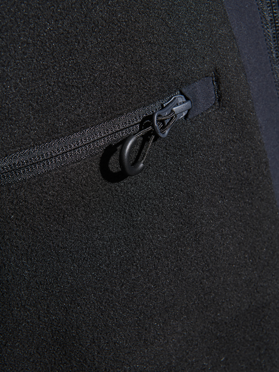 HALO - Fleece jakke - Black 2001 - Paneled fleece