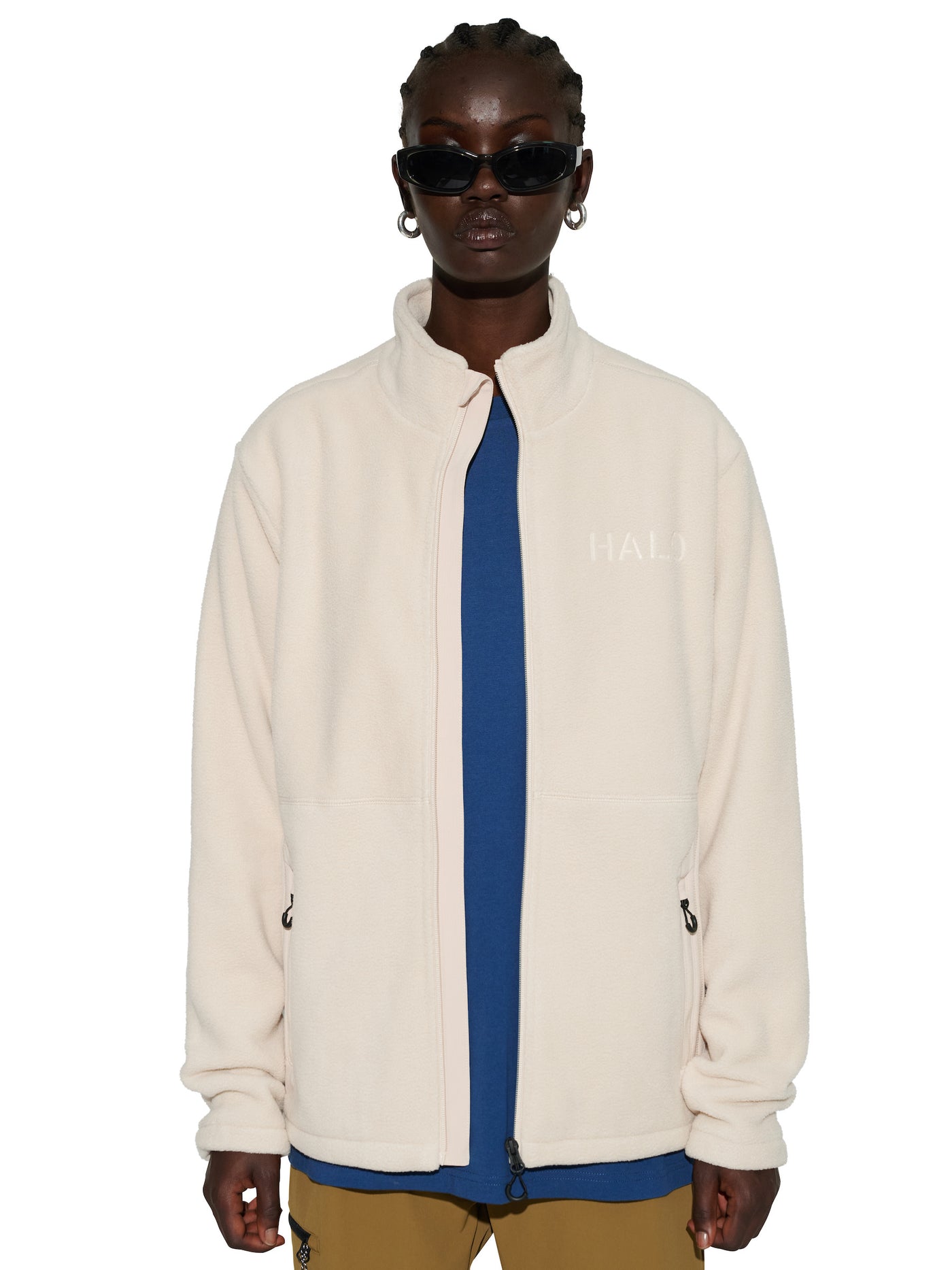 HALO - Fleece Jakke - Beige - ATW Teddy Fleece Jakke