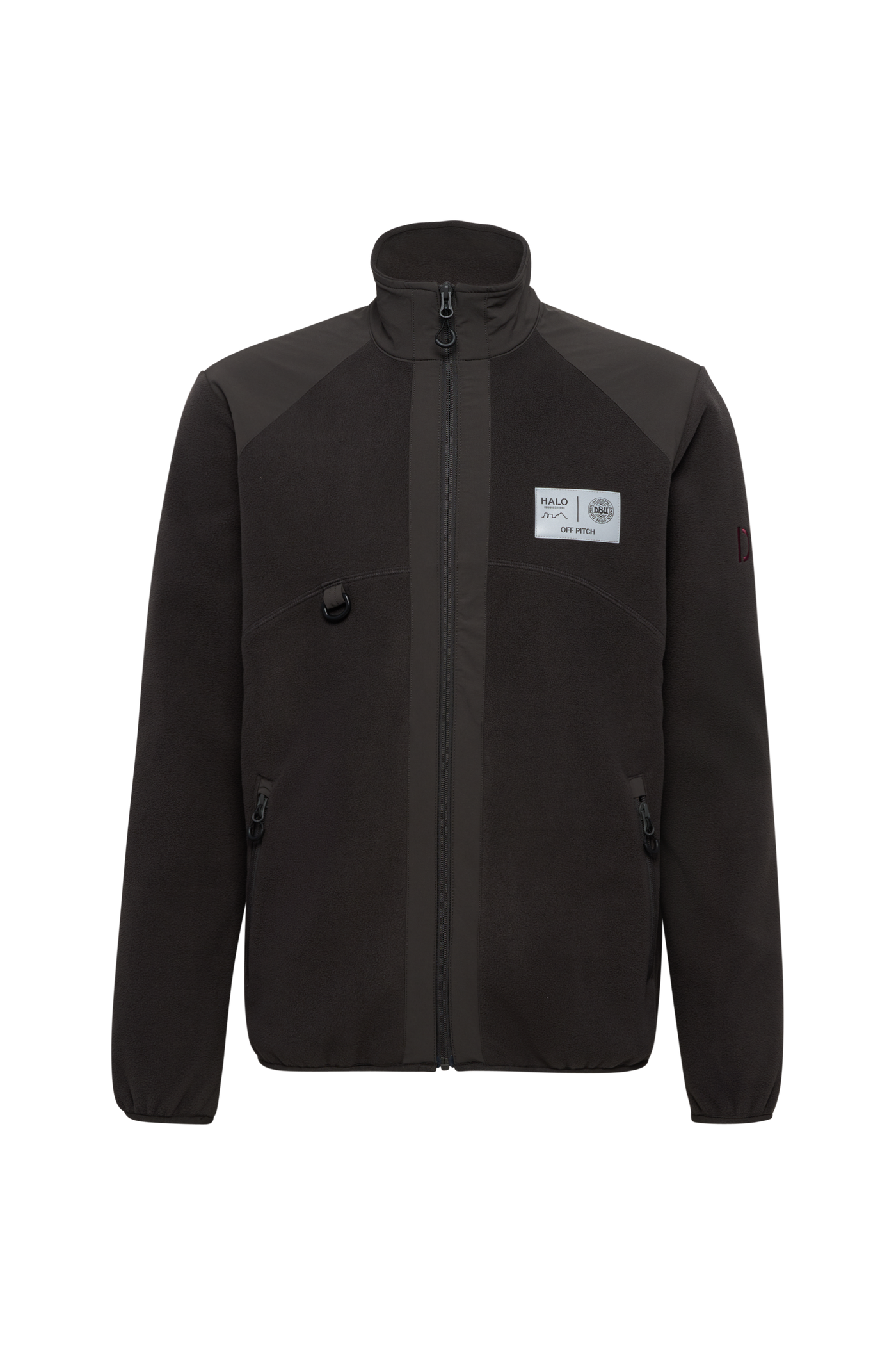 HALO - DBU Paneled Fleece Jakke - Raven