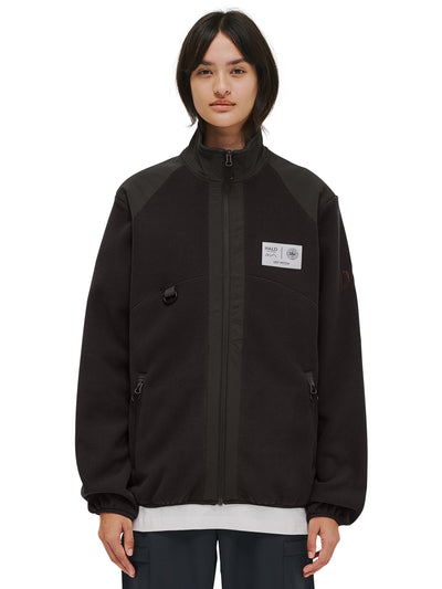 HALO - DBU Paneled Fleece Jakke - Raven