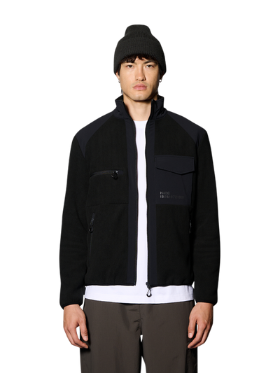 HALO - Fleece jakke - Black 2001 - Paneled fleece