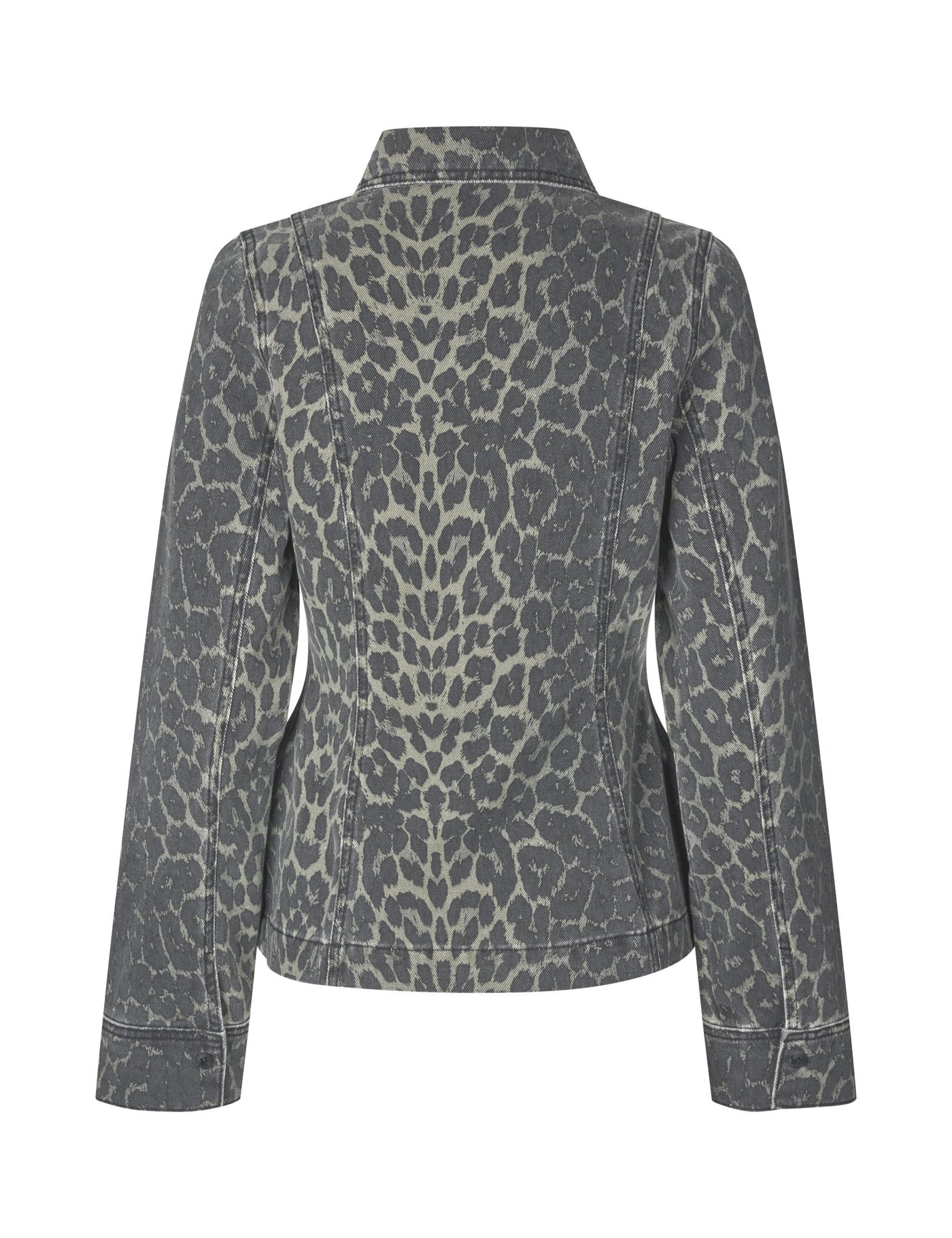 Leopard Denim Shirt - Firola - Global Funk