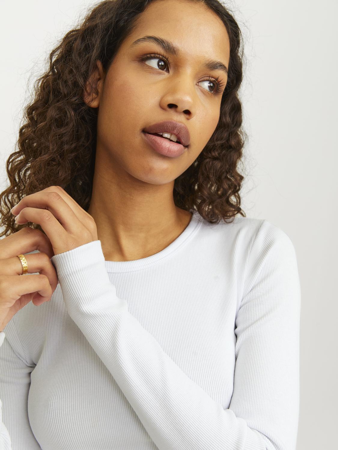 JJXX - Rib long sleeve t-shirt - Black - Freya