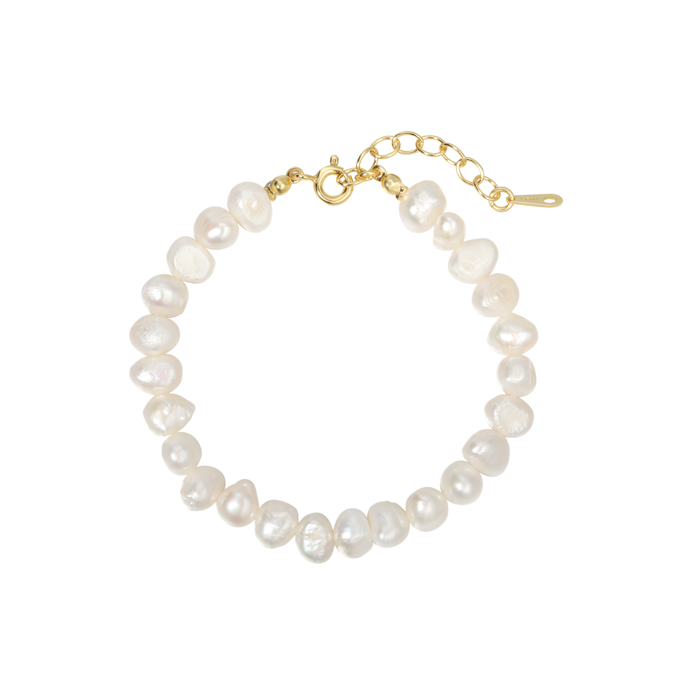 Andcopenhagen - Timeless Pearl Bracelet - 18 carat gold plated sterling silver