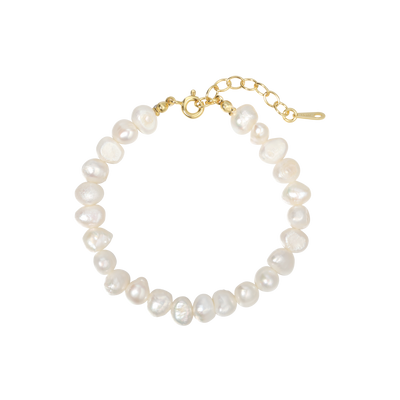 Andcopenhagen - Timeless Pearl Bracelet - 18 carat gold plated sterling silver