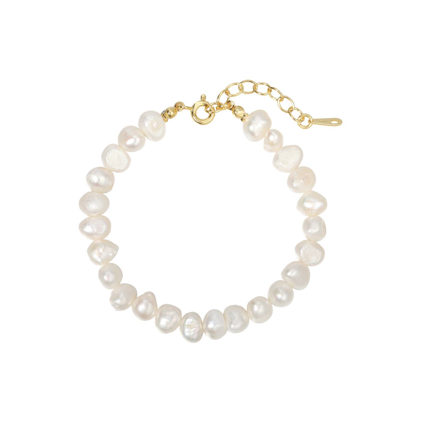 Andcopenhagen - Timeless Pearl Bracelet - 18 carat gold plated sterling silver