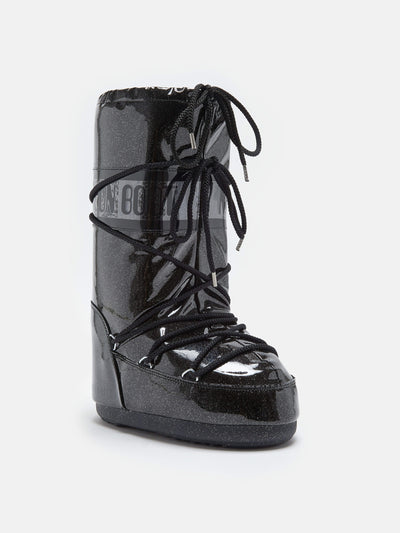 Moon Boot - Vinterstøvle - Black - Icon Glitter