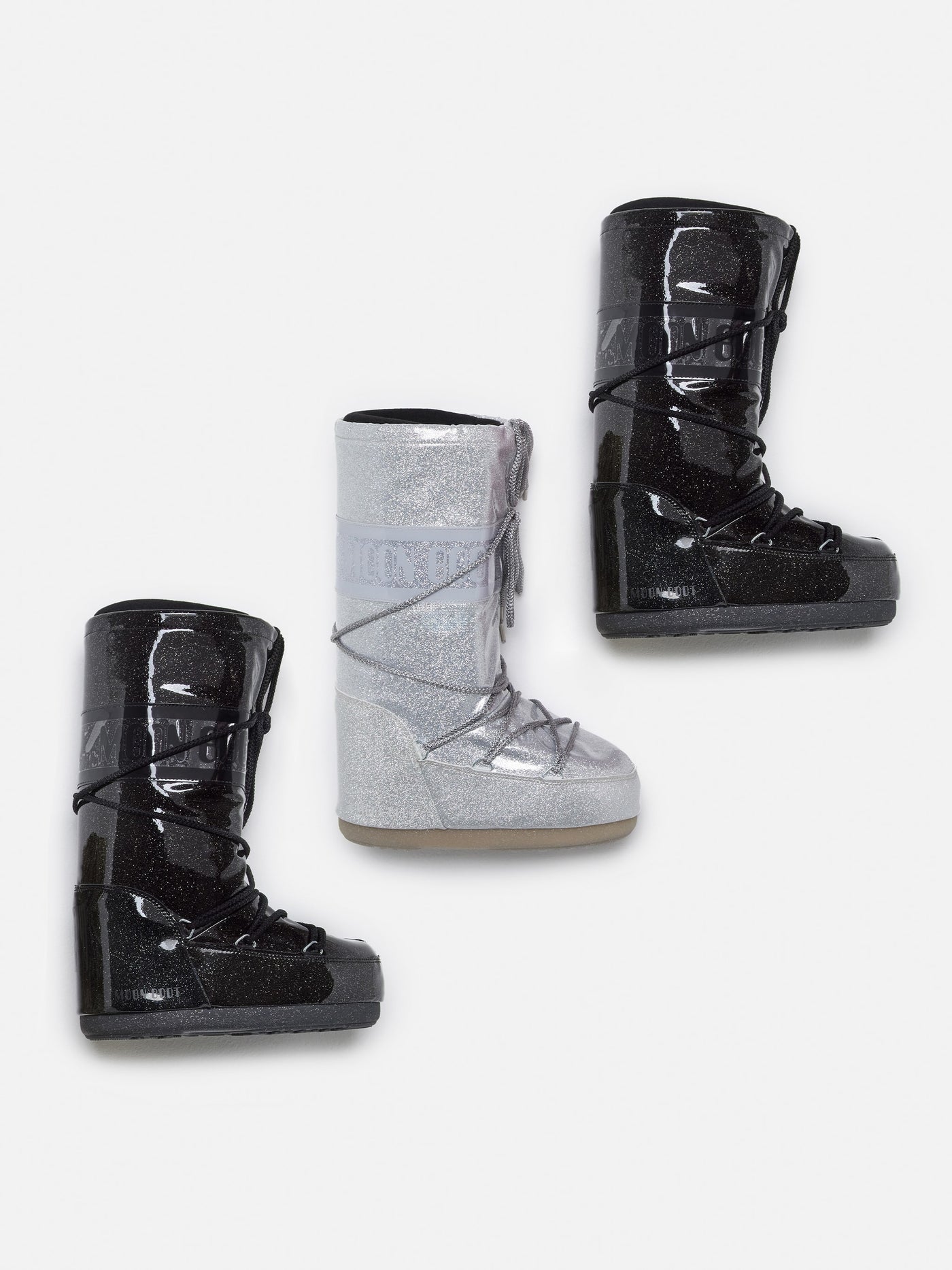 Moon Boot - Vinterstøvle - Black - Icon Glitter