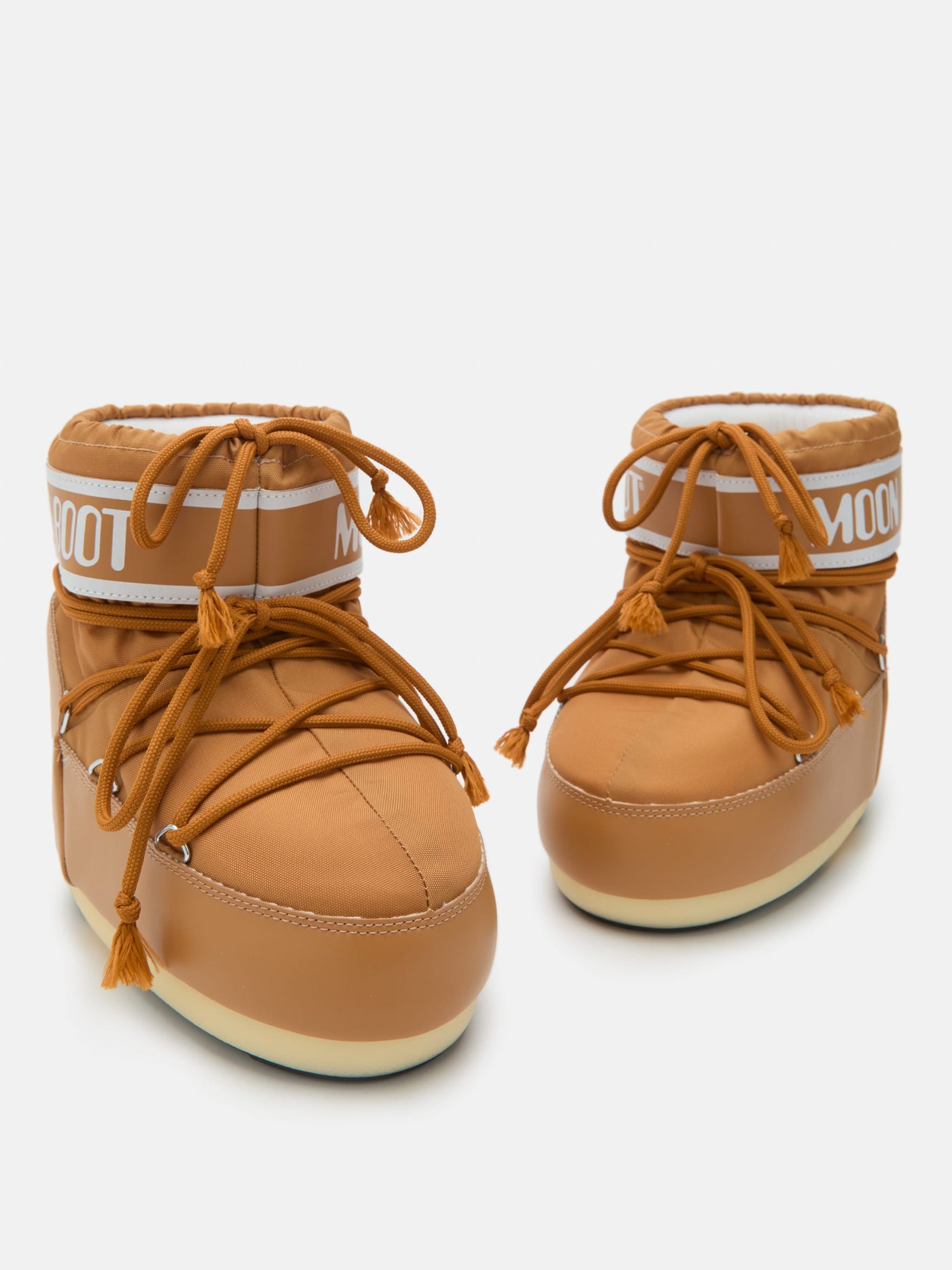 Moon Boot - Vinterstøvle - Cognac - Icon Low Nylon