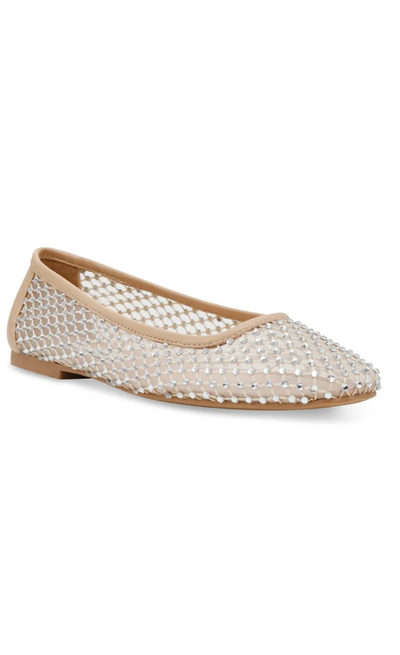 Steve Madden - Ballerina - Tan mesh - Auden