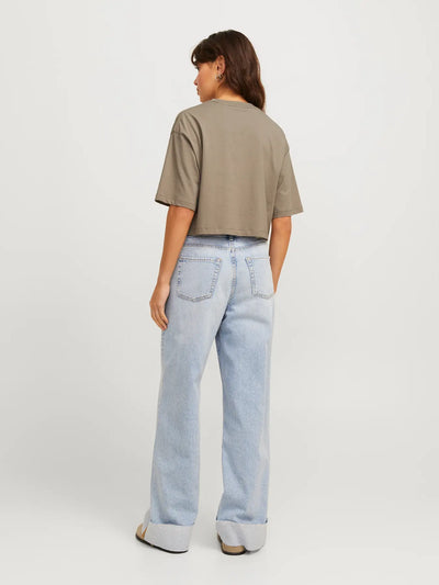 JJXX - T-shirt - Cropped Latte/brindle - Andrea