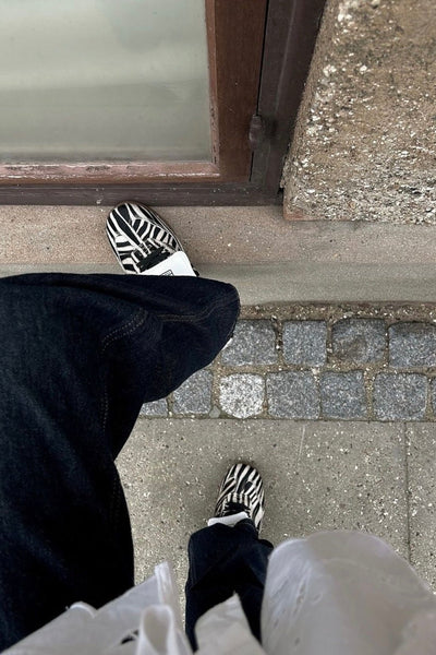 Zebra sneaks - Hvid/sort - Ethora-L - Steve madden