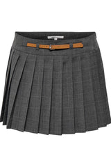 Only - Nederdel - Dark grey melange - Lenia Skort