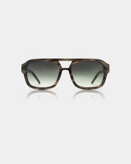 A. Kjærbede - Sunglasses - Striped Horn - Kaya sss