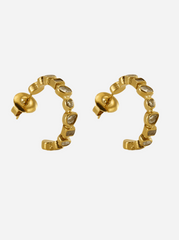 Andcopenhagen - Earrings - 18 carat gold plated 925 sterling silver - Angie