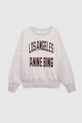 Anine Bing - Sweatshirt - Oat Melange - Harry Shrunken