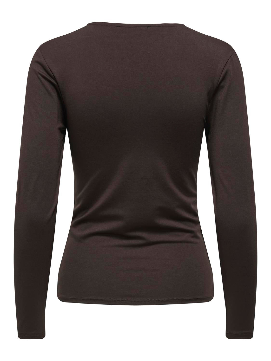 Only - Bluse - Brun - Lone Knot top