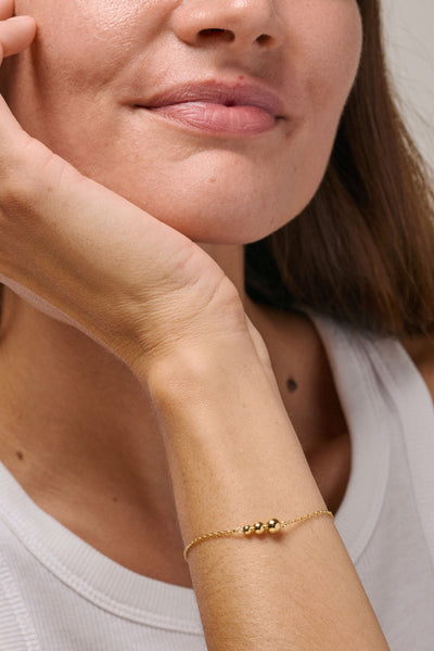 Enamel - Armbånd - Gold - Trinity