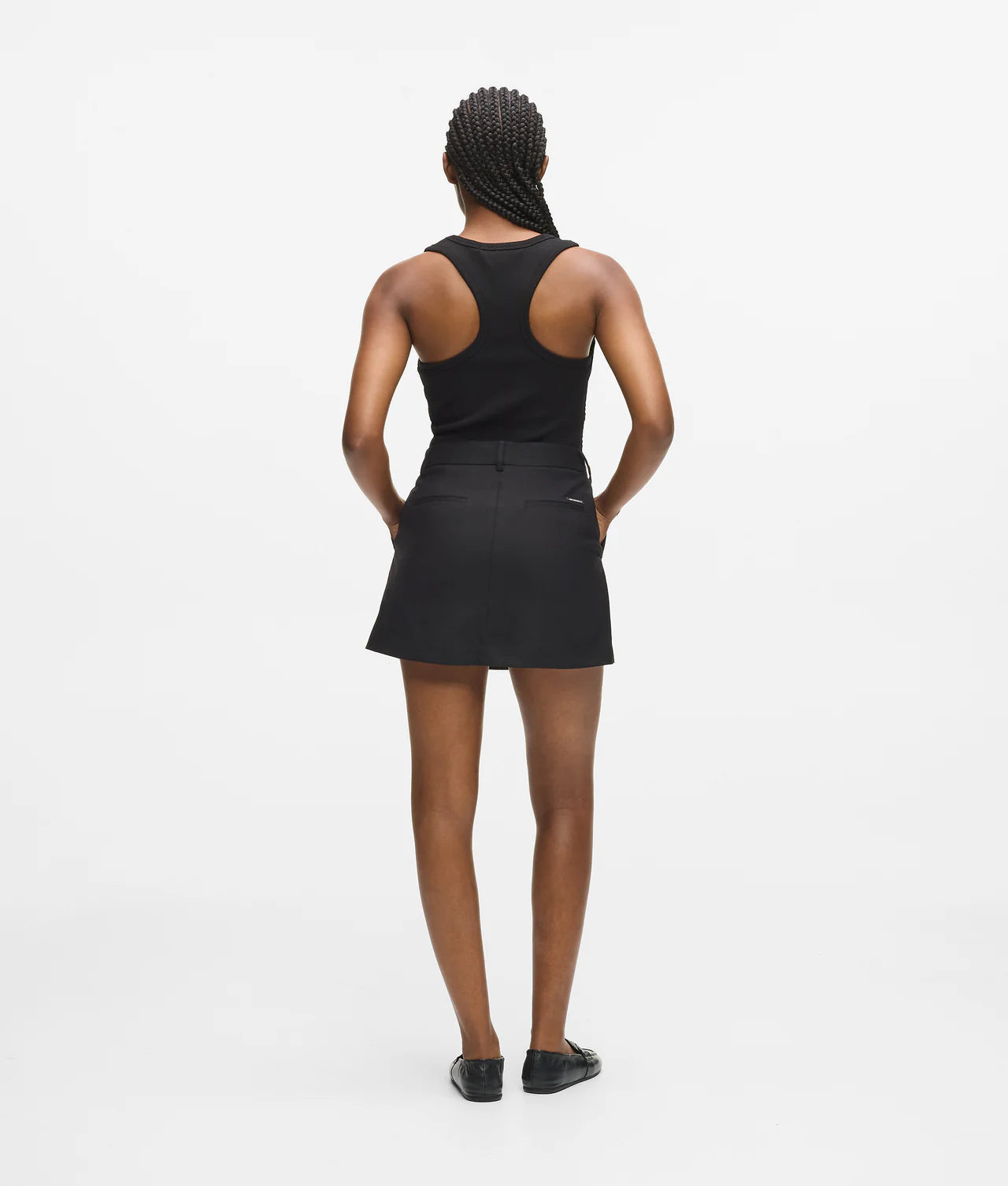 Karl Lagerfeld - Nederdel - Sort - Mini Skort