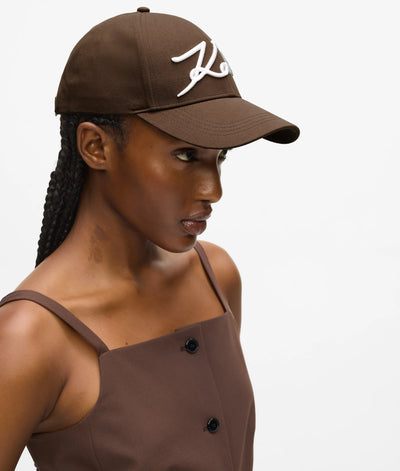 Karl Lagerfeld - Kasket - Brun - Signature Logo Cap