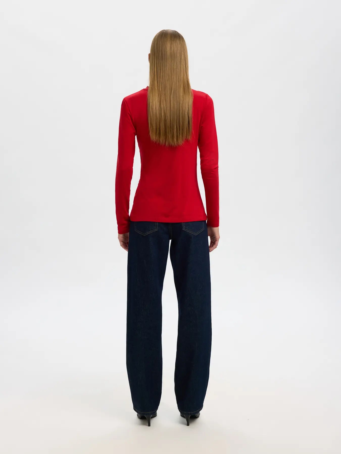 Selected Femme - Bluse - Ilina - Rød