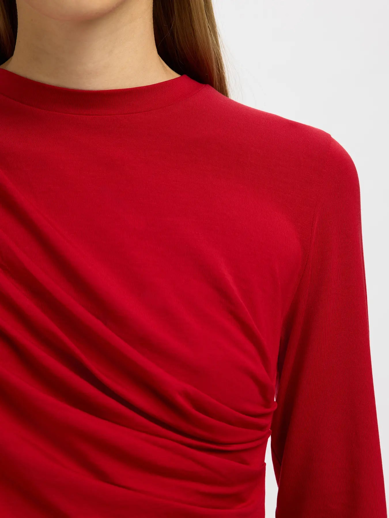 Selected Femme - Bluse - Ilina - Rød