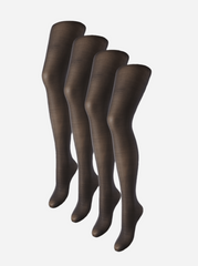 Nylon tights - Black - Nikoline 20 den 4 pack - Pieces 