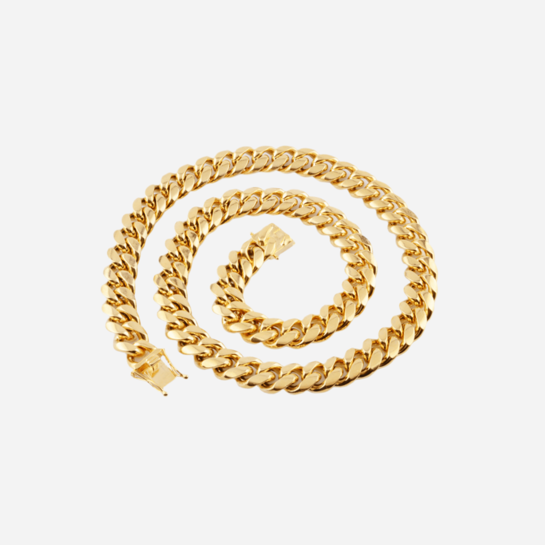 Andcopenhagen - Necklace - 18 carat gold plated stainless steel - Friva chunky