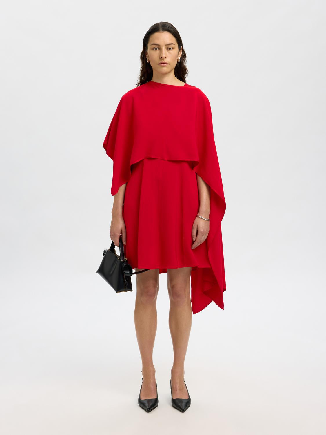 Selected Femme - Kjole - Rød - Leonore