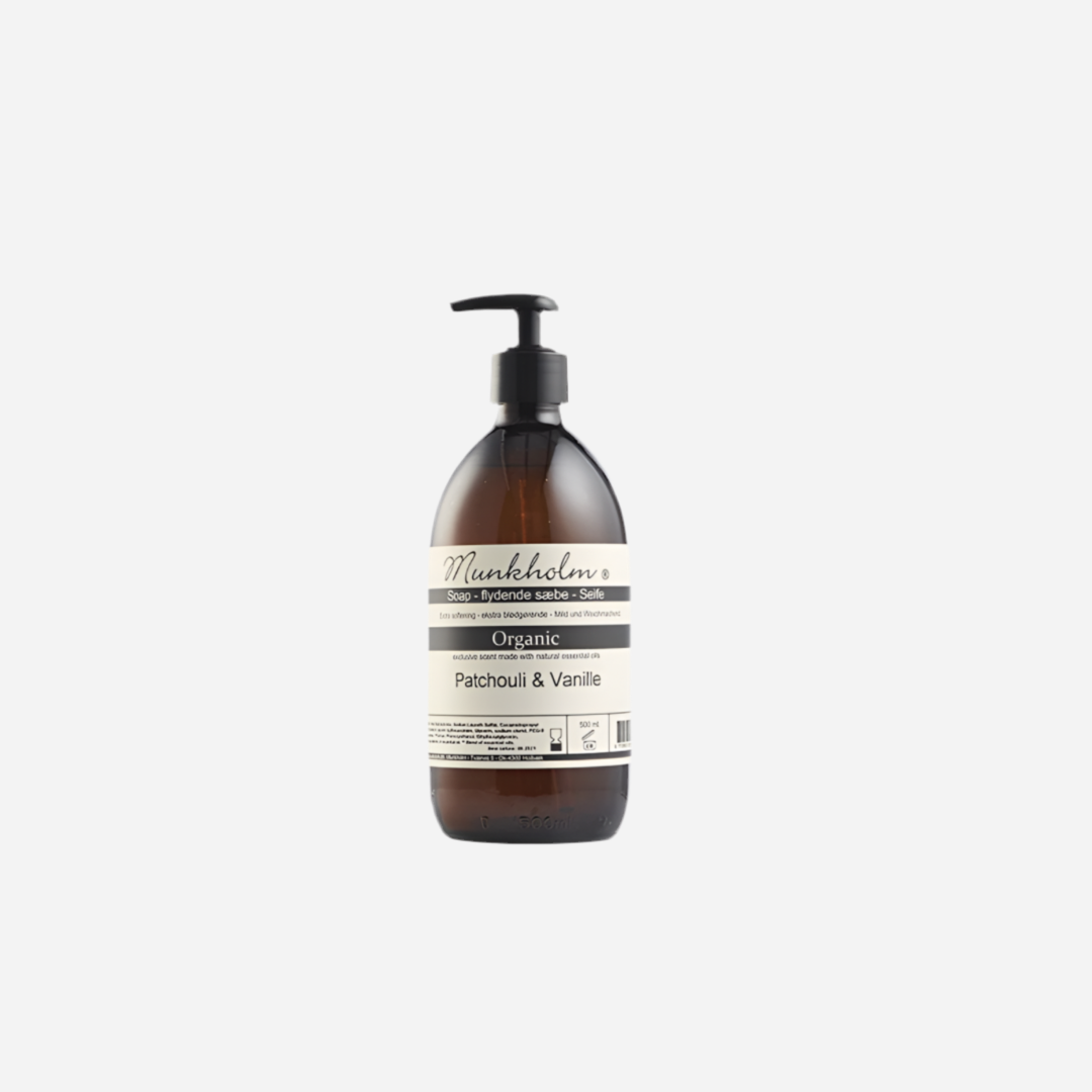 Organic hand soap - Patchouli &amp; Vanilla - 500 ml - Munkholm sss