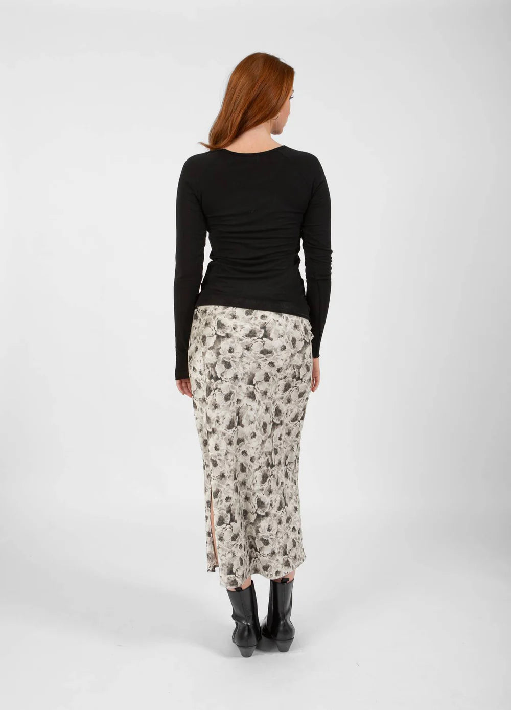 CC HEART - Wool blouse - Black - Lana