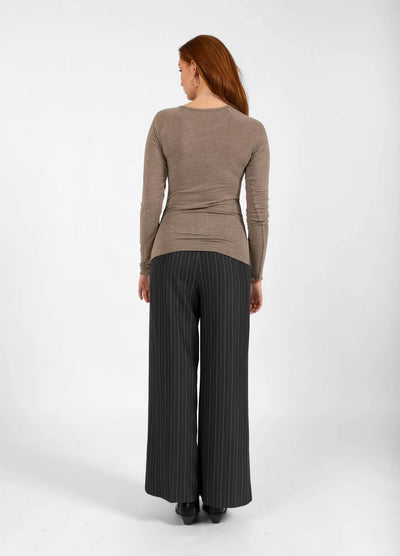 CC HEART - Wool blouse - Hazel Melange - Lana
