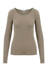 CC HEART - Wool blouse - Hazel Melange - Lana