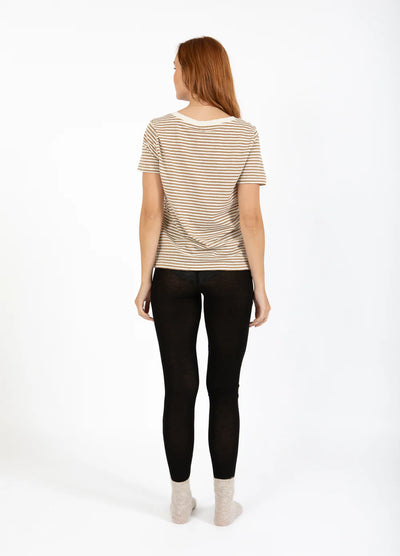 CC HEART - Leggings - Wool - Black - Lana